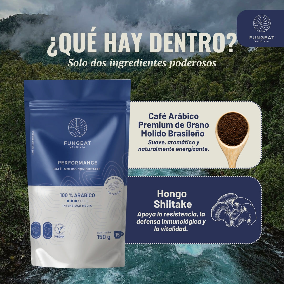 Performance Coffee with Shiitake Mushroom