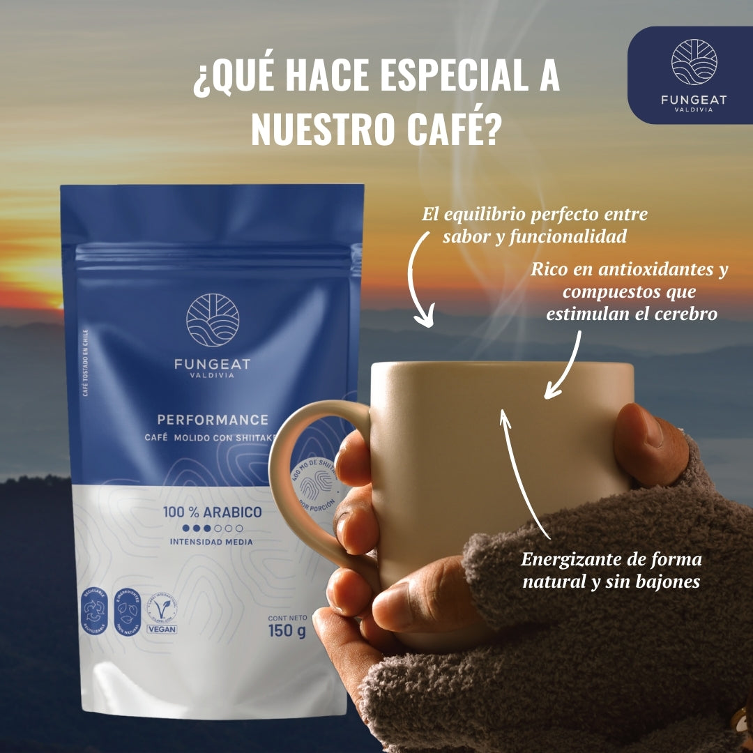 Performance Coffee with Shiitake Mushroom