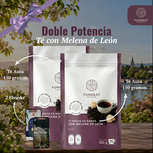 Pack Doble Potencia Té Aura (150gr + Ebooks)