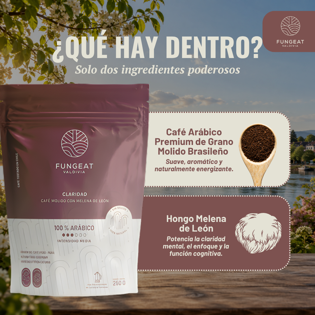 Clarity Coffee with Lion's Mane Mushroom