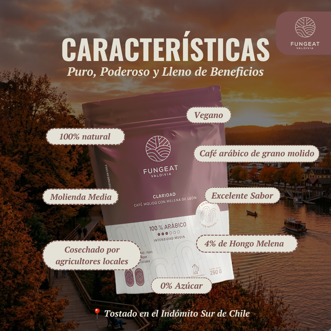 Clarity Coffee with Lion's Mane Mushroom