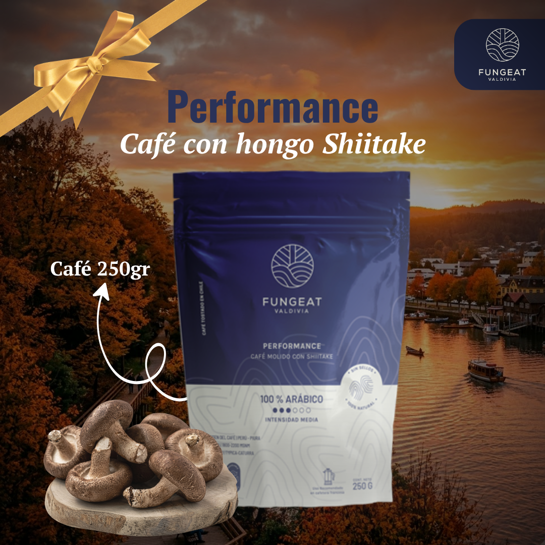 Café Performance con hongo Shiitake 250g